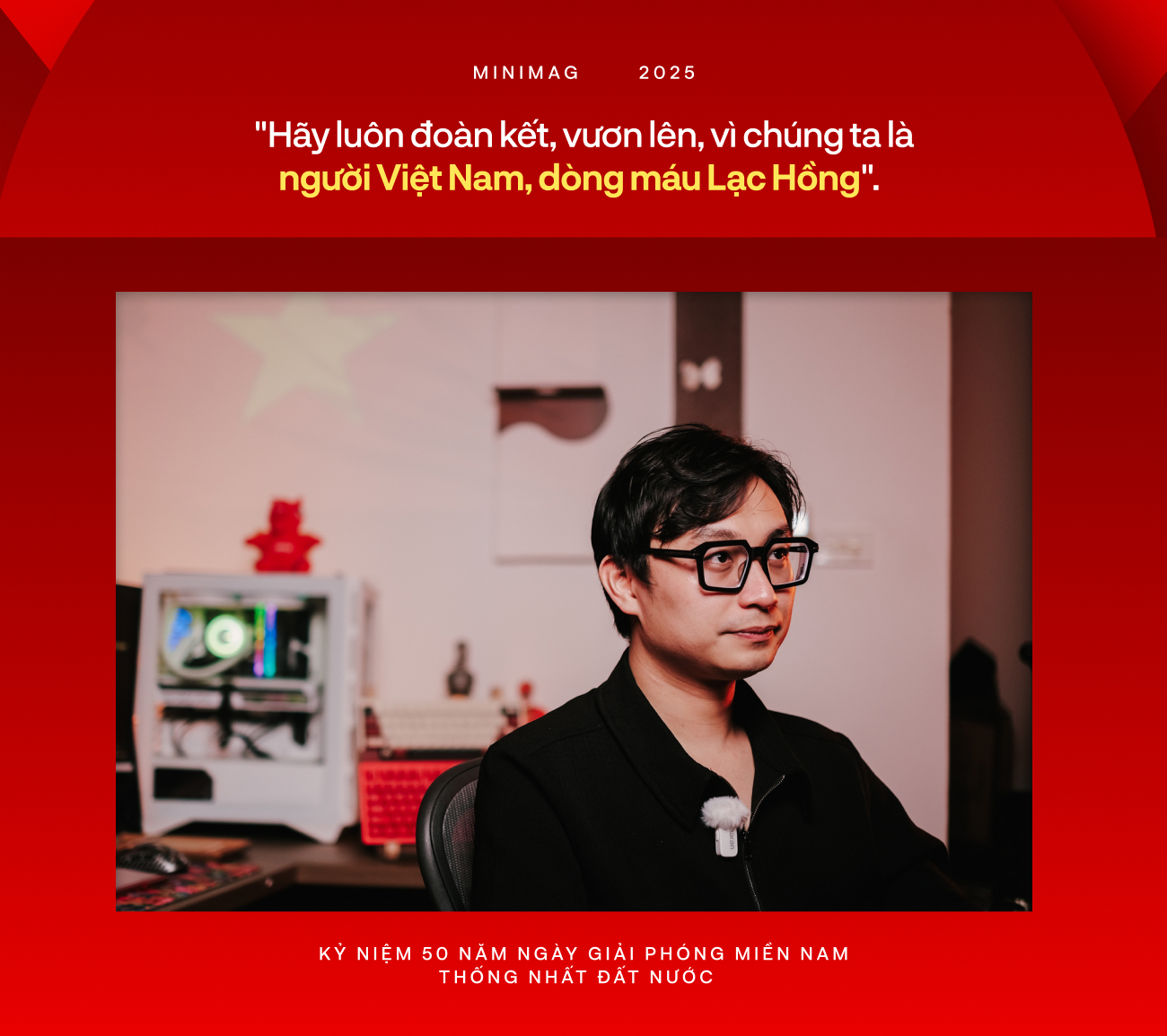 Góc làm việc với tinh thần dân tộc