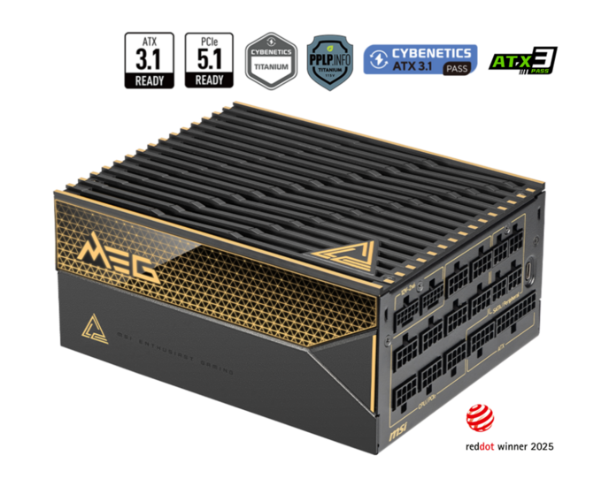 Bộ nguồn MEG Ai1600T PCIE5