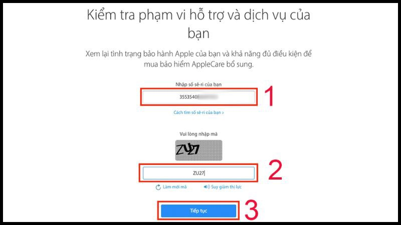 Kiểm tra bảo hành