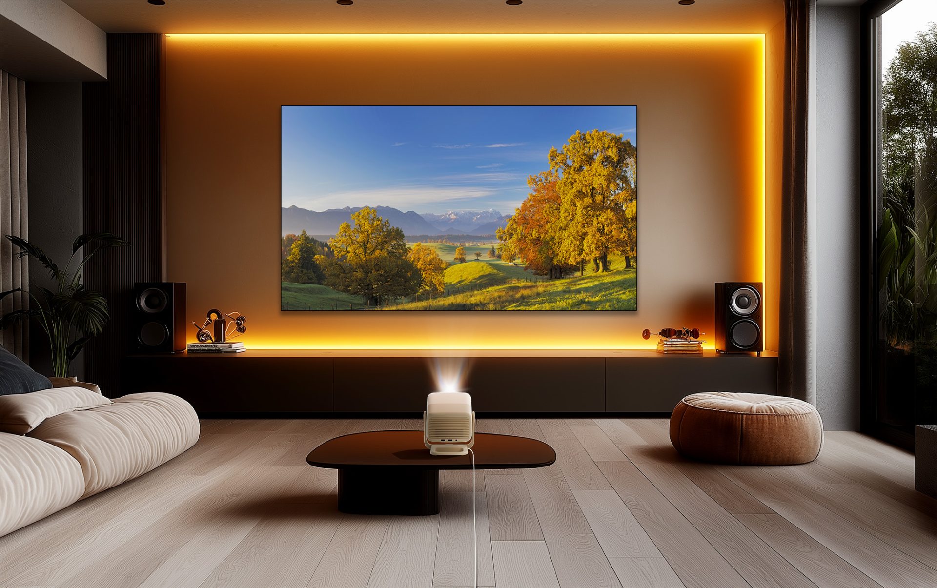Ra mắt máy chiếu mini N1S Nano: Thiết kế nhỏ gọn, chiếu phim lớn 180 inch, sử dụng pin dự phòng tiện lợi - Ảnh 3.