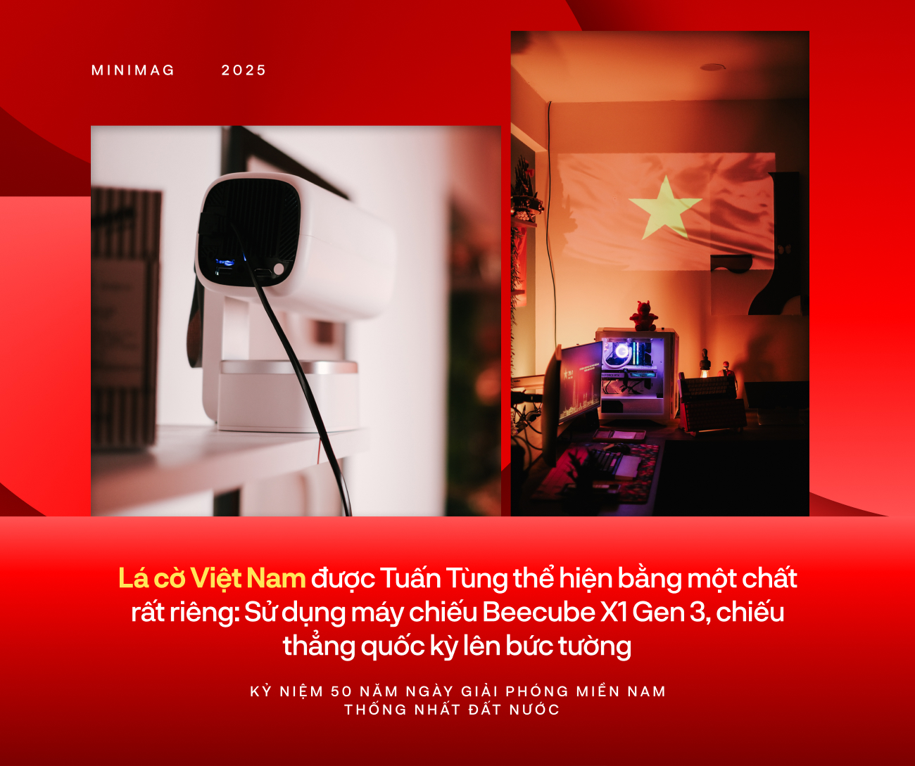 Ánh sáng quốc kỳ trong không gian làm việc