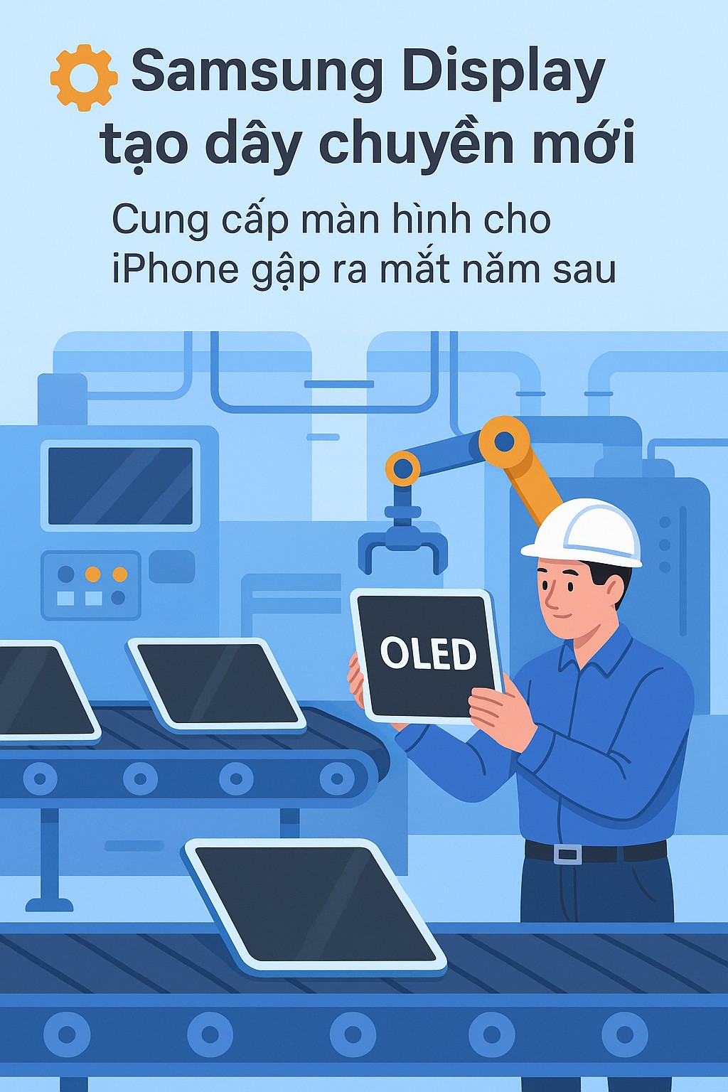 iPhone gập: Sự Thật Đằng Sau Dây Chuyền Sản Xuất Tấm Nền OLED Mới - Ảnh 2.