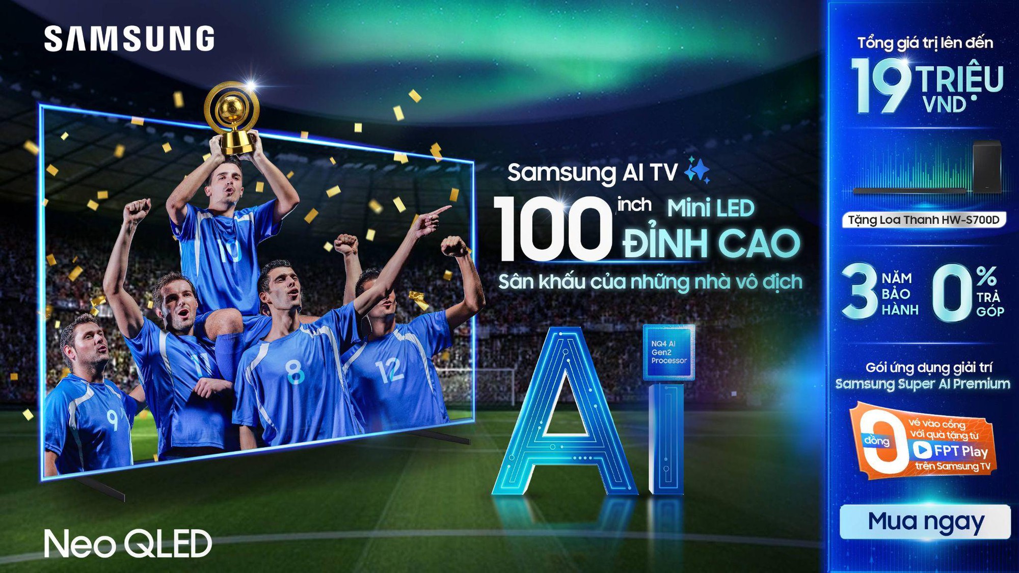 Trải nghiệm FIFA Club World Cup 2025 trên Màn Hình 100 Inch Đỉnh Cao - Ảnh 1.