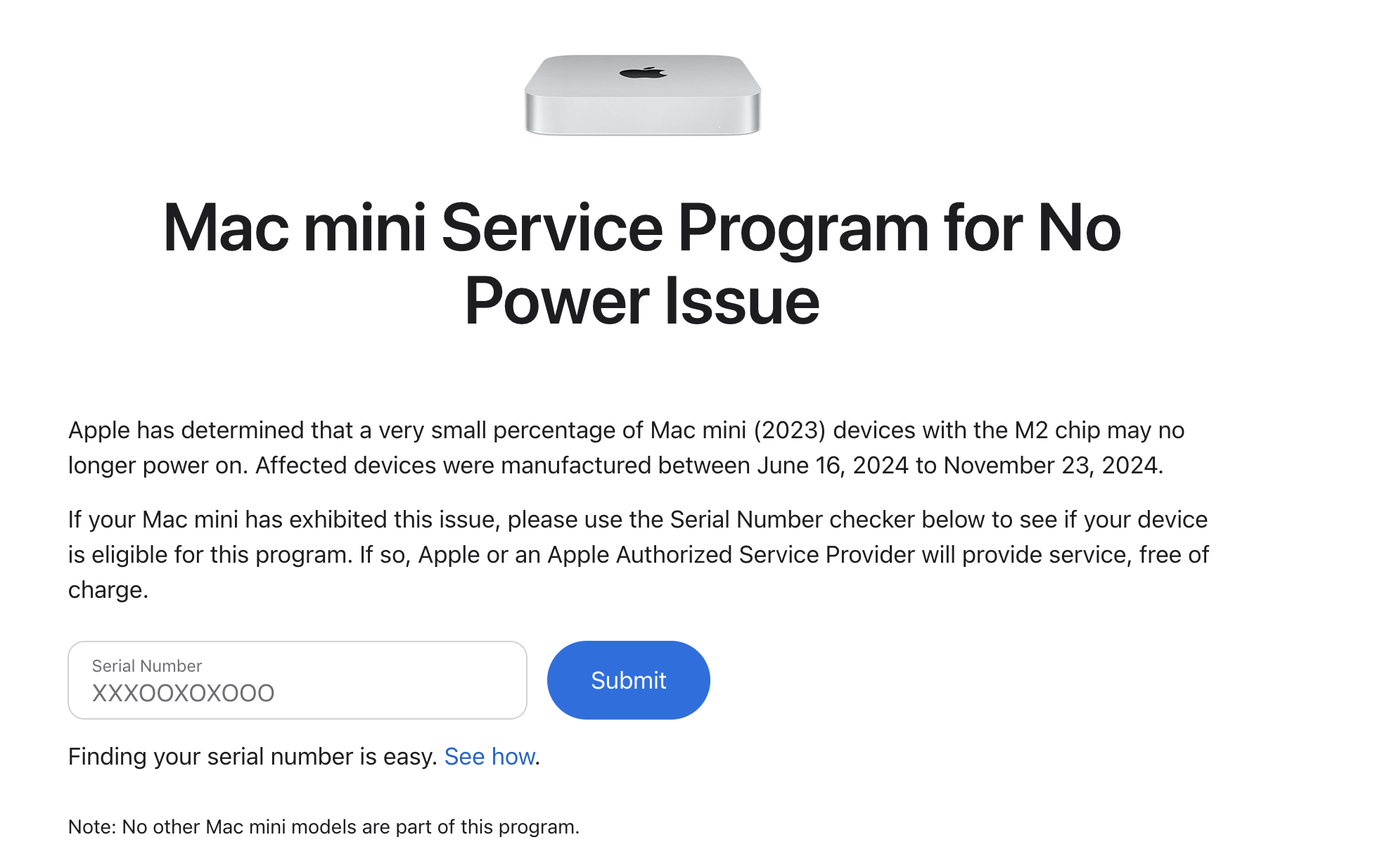 Thông báo từ Apple về lỗi phần cứng nghiêm trọng trên dòng Mac mini: Kiểm tra ngay thiết bị của bạn - Ảnh 1.