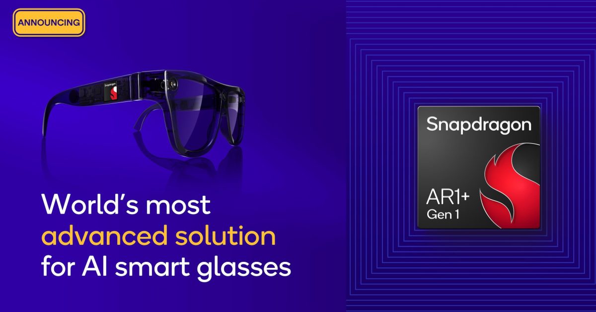 Chip Snapdragon AR1+ Gen 1 cho kính thông minh- Ảnh 1.