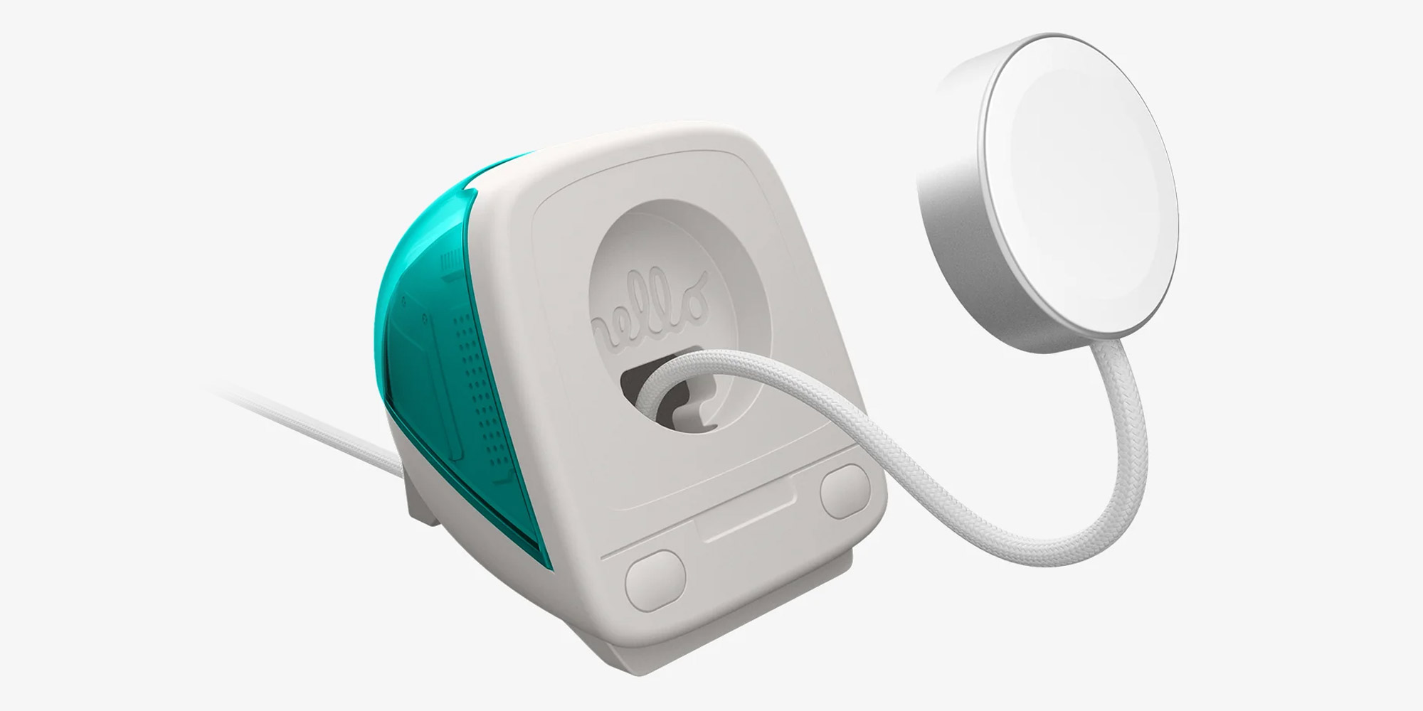 Độc lạ: Đế sạc Apple Watch có ngoại hình của iMac G3, nhưng... không dùng được- Ảnh 1.