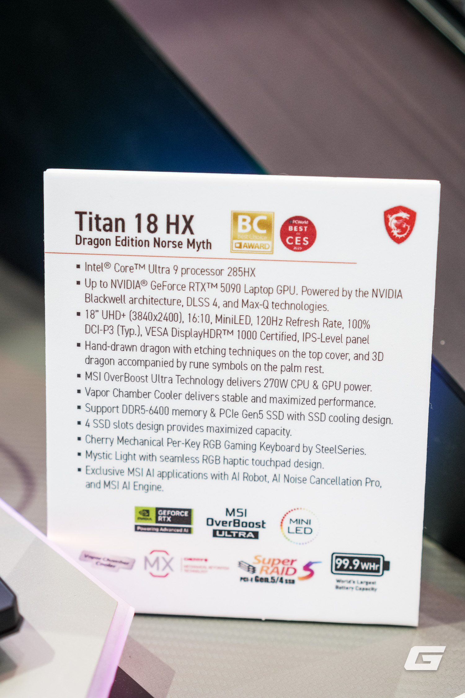 Chiếc Laptop Gaming Đắt Nhất Thế Giới: Thiết Kế Rồng Phát Sáng và Cấu Hình Siêu Khủng - Ảnh 5.